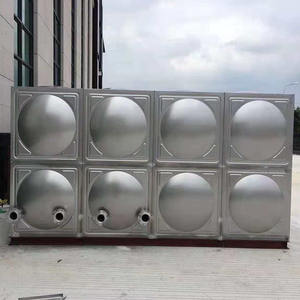 Réservoir d'eau en acier inoxydable de grande capacité, réservoir d'eau galvanisé à chaud, réservoir d'eau en acier inoxydable 304 de qualité industrielle, sur mesure - Product Image 2