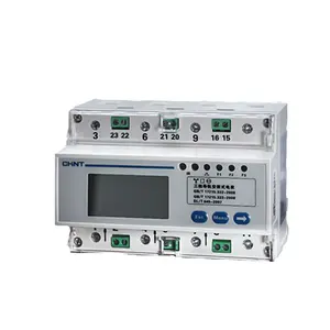 Dtsu666 three-phase 380V 5 (80) a no communication 4P guide rail digital display watt hour meter