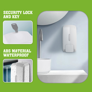 Dispensador de Jabón Líquido Manual de Pared, Moderno y Ecológico de Plástico FANDA - Product Image 4