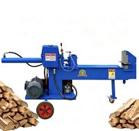 Fendeuse de bois hydraulique compacte 30/40 tonnes, outil agricole, processeur de bois de chauffage à vendre, certifiée CE