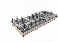 Nouvelle plateforme de soudage flexible 3D Sunray de Chine, table de fixation modulaire en fonte pour soudage robotisé et manuel, taille personnalisée disponible
