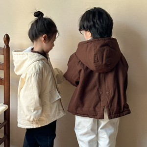 Abrigo con Capucha para Niños, Chaqueta Gruesa de Lana de Conejo y Algodón, Chaqueta de Invierno para <span class=keywords><strong>Niñas</strong></span>, Chaqueta Acolchada - Product Image 2
