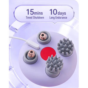 Masajeador Eléctrico de Cabeza Multicertificado, Suave, para el Cuidado de la Salud, Mini Masajeador de Cabeza Portátil - Product Image 2