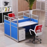 Meubles de centre d'appels pour 10 personnes, bureaux individuels, cloisons de bureau, écran de bureau, poste de travail, petit bureau individuel