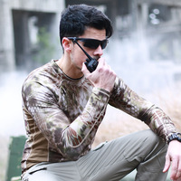 Großhandel Taktische Militärische Armee Kampf Acu Cp Camo Sommer Kühlen Quickdry Lange Kurzarm T-shirt Männer