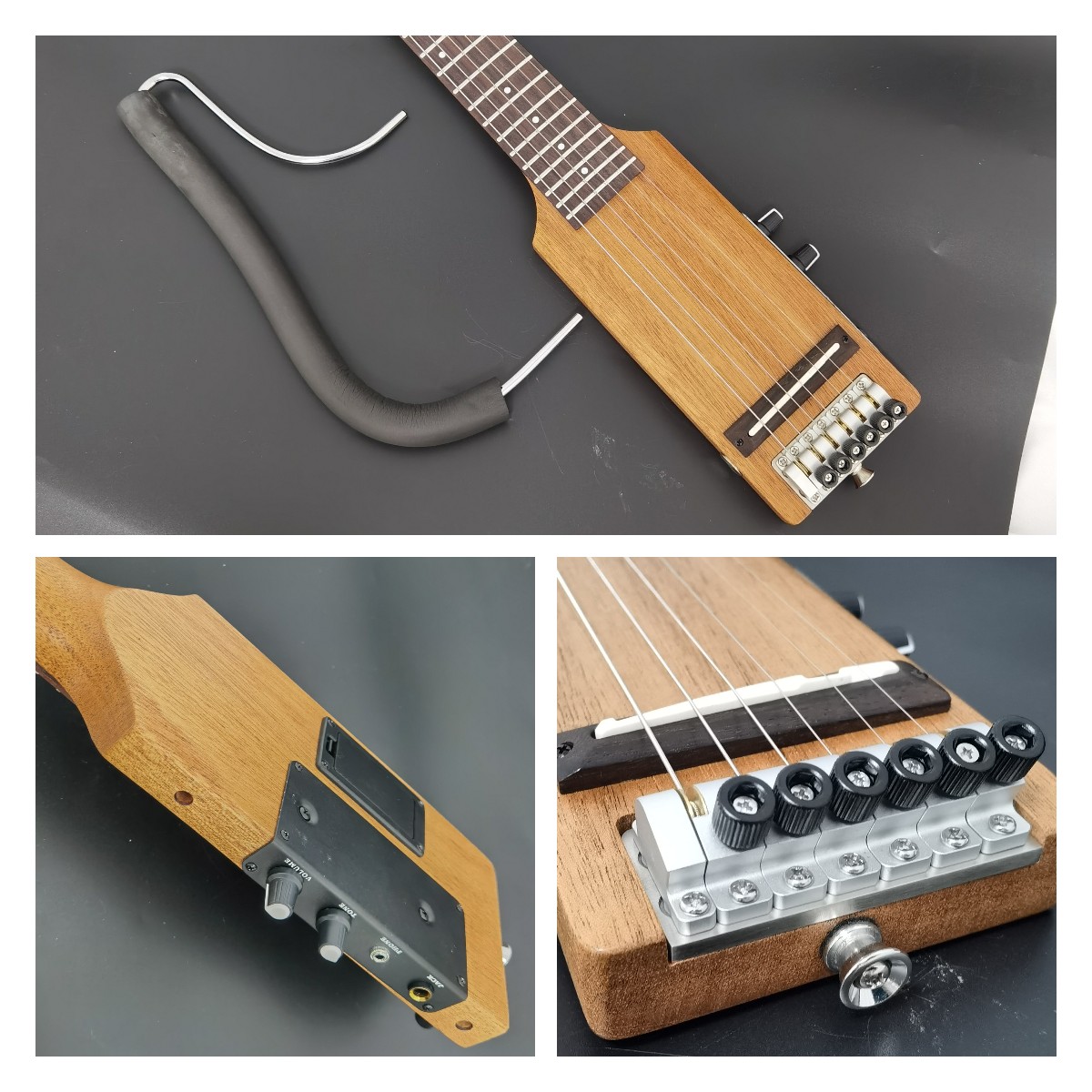 Simger TR-22 Electric Guitar - Headless, High-End Travel