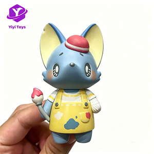 Figura Coleccionable de Vinilo PVC de 8cm, Estilo Zorro Pintor, Personalizada de Fábrica, para Caja Sorpresa, Regalo - Product Image 1