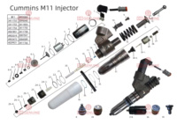 3095086 EW N14 diesel UEL Injector para 3095086