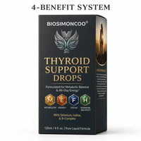 Gouttes liquides de soutien de la thyroïde OEM ODM sous marque privée 120ml – Complément alimentaire avec étiquette de bouteille personnalisée