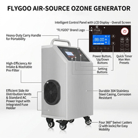 Flygoo Meilleur Éliminateur d'Odeurs 3g 5g 10g Générateur d'Ozone O3 Portable Petit Désodorisant d'Air pour Voiture Générateur d'Ozone