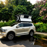 Tente de toit de voiture à prix de gros en alliage d'aluminium, ouverture rapide automatique, avec armature diagonale, une chambre, pour camping SUV tout-terrain