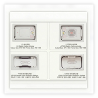Fenêtre de sécurité de toit LD990A/B avec ventilateur électrique, ouverture avant et arrière, trappe d'évacuation d'urgence pour bus, autocar, camping-car