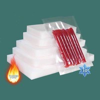 Pochette sous vide transparente robuste pour emballage en plastique en Nylon pour économiseur de nourriture grand sac de scellant sous vide transparent
