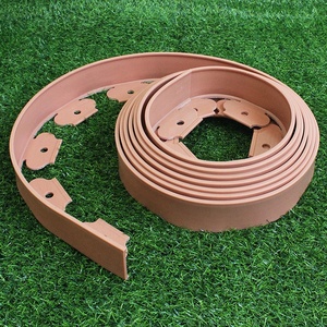 Bordures de jardin en plastique de haute qualité, 2-10M, 30 chevilles de sécurité solides, bordure murale moderne - Product Image 4