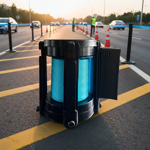 Poteau de signalisation routière en plastique avec diamètre de tuyau de 7 cm et hauteur de 9,5 cm - Product Image 3