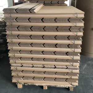 Eco-friendly di carta tallone angolo di forma di L pallet di cartone edgeboard angolo di carta di protezione