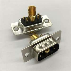 Connecteur mâle D-SUB 3V3 haute puissance avec contact en cuivre, courant élevé 15A, type à souder, IP60 pour connecteurs de câbles - Product Image 3