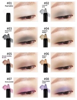 Matte wasserdichte Seidenraupen stift Make-up bunte Perl glanz Auge Highlight Stick rotierenden Lidschatten Bleistift