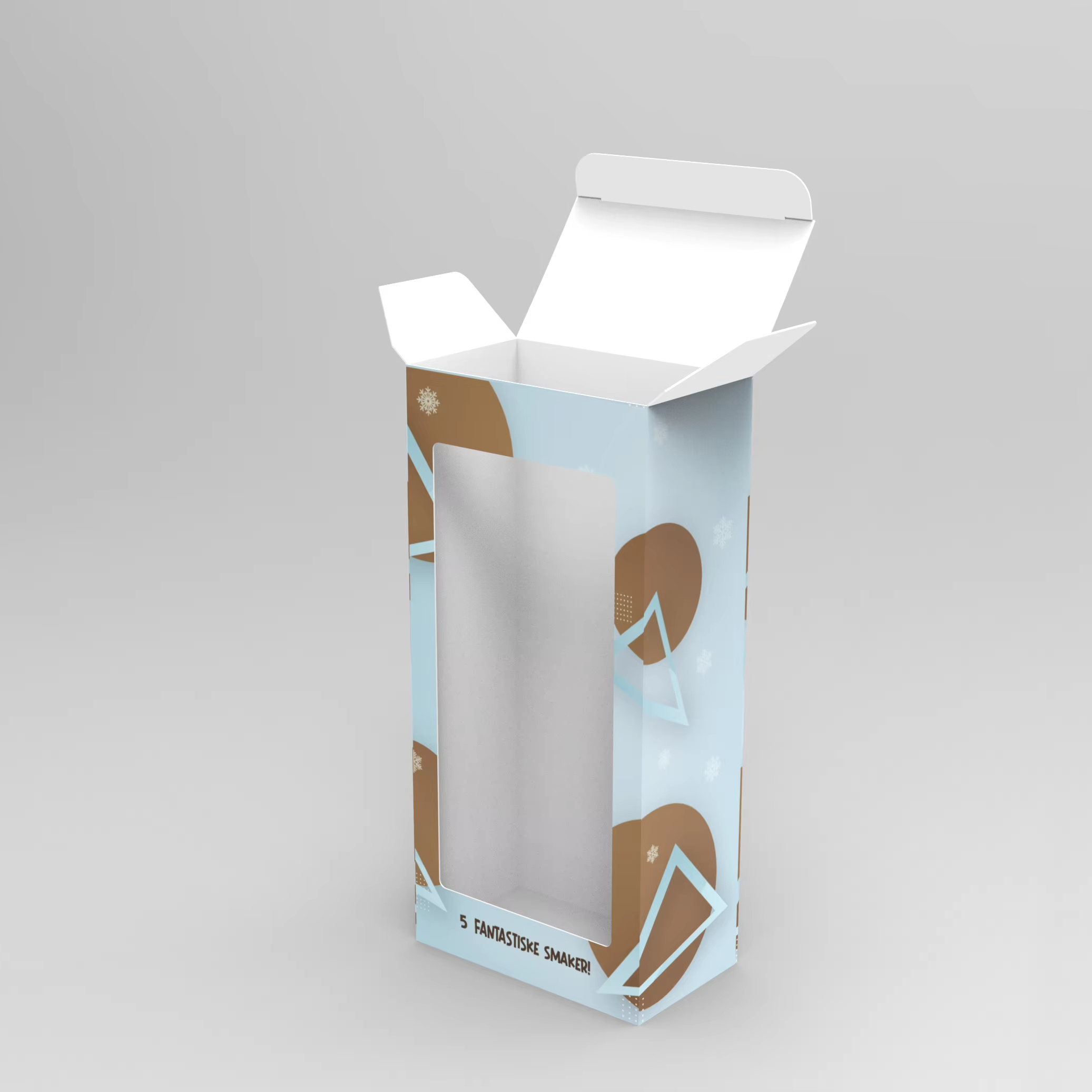 Wholesale Custom Paperboard Boxes Thin Material Tuck End Retail Packaging with Clear Window Cheap Price Foil Specifications