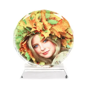 Tự làm dia.10cm thăng hoa khoảng trống ảnh pha lê UV pha lê thăng hoa pha lê khung ảnh - Product Image 1