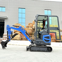 Mini-excavatrice 3,5 tonnes avec moteur Kubota EPA Euro 5, livraison gratuite, excavatrice sur chenilles pour ferme, mini-excavatrice domestique 1 tonne 2 tonnes