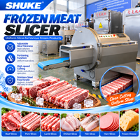 Machine industrielle de découpe de viande congelée pour blocs de fromage