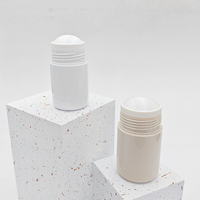 Contenant vide pour baume déodorant, bâtonnet solide rond, 30g 50g, coque extérieure réutilisable, recharge interne remplaçable