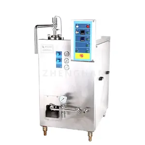 Congélateur de crème glacée 600L/H continue, machine de réfrigération en acier inoxydable, machine de crème glacée industrielle CE