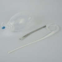 Kit de tube de drainage plat perforé radiopactique en silicone médical jetable