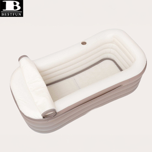 Baignoire <span class=keywords><strong>Gonflable</strong></span> Pliable Portable pour Adultes en PVC Épaissi, Baignoire Autonome pour <span class=keywords><strong>Spa</strong></span> à Domicile et Douche - Product Image 2
