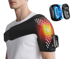 Vente chaude chauffage Vibration <span class=keywords><strong>Massage</strong></span> bandoulière, contrôleur détachable sans fil électrique chauffage bandoulière - Product Image 1