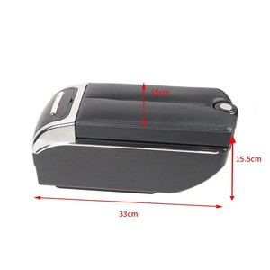 Nueva Caja Reposabrazos Universal para Auto con Almacenamiento Central y Puerto USB, Multifuncional, de Plástico, Compatible con Modelos AC-450 - Product Image 1