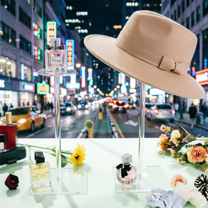 Présentoir à Chapeaux et Perruques en Acrylique Transparent, Support Réglable en Hauteur, Idéal pour l'Exposition de Bijoux, Montres et Casques - Product Image 5