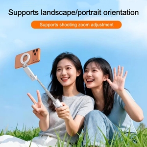 Palo de Selfie Magnético Plegable Z3 Zoom, <span class=keywords><strong>Mini</strong></span> Soporte para Teléfono Portátil, Estabilizador, Herramienta de Fotografía, Trípode de Mano para Viajes - Product Image 2