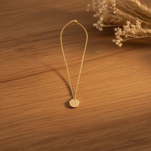 Collana in acciaio inossidabile con ciondolo a forma di lettera J da 1,9 cm, tono oro, gioielli alla moda per donna - Product Image 2