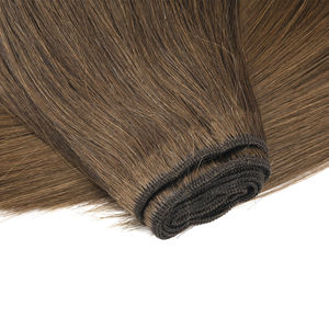 OEM Factory KSWIGS Single Drown 100% Remy Extensions de cheveux humains 20 pouces 1 # Nature Trame de cheveux humains Cheveux raides - Product Image 4