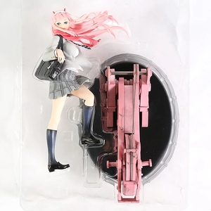 28CM <span class=keywords><strong>Darling</strong></span> in the Franxx 02 Uniforme PVC <span class=keywords><strong>Anime</strong></span> Action Figure Jouet Poupée Interactive pour Enfants et Collectionneurs - Product Image 3