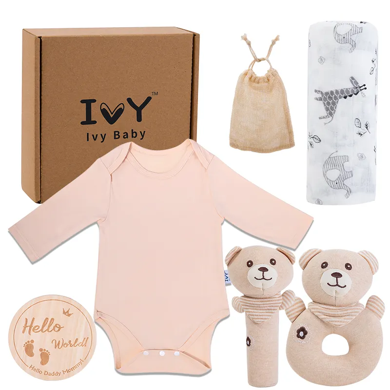 Baby party Geschenke für Neugeborene Baby Essentials einschl ießlich Decke, Beiß spielzeug, Socken, Rassel und mehr Baby Geschenke Set Jungen Mädchen