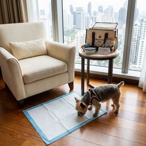Tapis absorbants jetables pour chiots et chiens, version épaissie de haute qualité, 330x450mm, en coton, imperméables, doux et super absorbants - Product Image 5