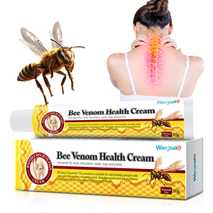 Crème analgésique rapide au venin d'abeille Wangtailin |   Pommade à base de plantes naturelles <span class=keywords><strong>pour</strong></span> les douleurs articulaires, musculaires, cervicales et dorsales, 20g - Product Image 1
