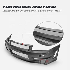 กันชนหน้าสำหรับรถยนต์นิสสัน สกายไลน์ R34 GTT ZT แบบไฟเบอร์กลาสคุณภาพสูง - Product Image 2