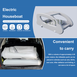 CEYU Luxury Small Electric Rigid Inflatable Marina Solar HouseBoat Fishing Boat Yacht Lake <strong>Dock</strong> With Electric Motor Catamaran - Product Image 2