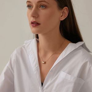 Collares de Moda 2026, Joyería de Acero Inoxidable 316L, Chapado en Oro PVD de 18k, Diseño de Concha, Collar de Lujo para Mujer - Product Image 3