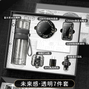 2025 nuove <span class=keywords><strong>idee</strong></span> di prodotti per uomini di lusso Set regalo di compleanno altoparlanti Power Bank festa del papà promozione <span class=keywords><strong>regali</strong></span> per uomini d'affari Set - Product Image 6