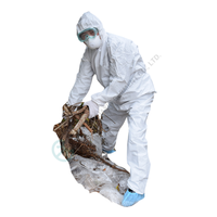 Combinaison de protection jetable imperméable et antistatique pour l'industrie pétrolière et chimique