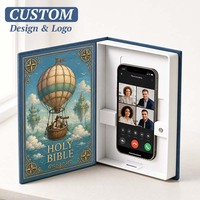 Boîte de rangement pour téléphone dissimulée en forme de faux livre brevetée avec trou de charge, prévient la dépendance aux téléphones des enfants, cadeau pratique pour les mamans lors de la fête prénatale