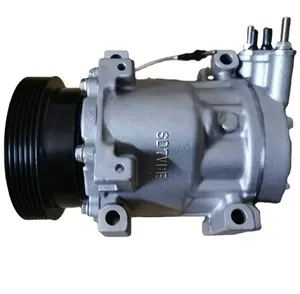 Compressor ac 7v16 para renault dacia logan dacia duster, oem: 1177/1060/1027/8200117767/8200603434/8200802608 6pk 12v 125mm