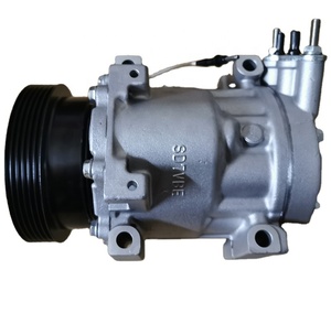 Compresor de Aire Acondicionado 7V16 para Renault DACIA LOGAN DACIA DUSTER OEM: <span class=keywords><strong>1177</strong></span>/1060/1027/8200117767/8200603434/8200802608 6PK 12V 125MM - Product Image 1