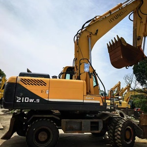Excavadora de Ruedas Hidráulica Hyundai 210W-9 Usada de Alta Calidad en Buenas Condiciones, 20.5 Toneladas, Equipo Industrial en Venta a Bajo Precio - Product Image 3