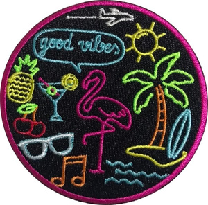 Free Design Stickerei <span class=keywords><strong>Patch</strong></span> Benutzer definiertes Logo Genähtes Abzeichen Nähen Sie Eisen auf gestickten Patches für Jacke Hut T-Shirt - Product Image 4